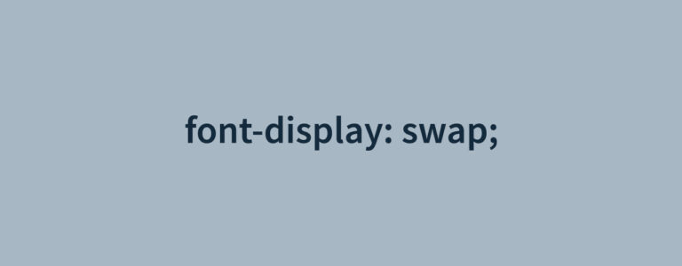 font-display-swap-la-gi